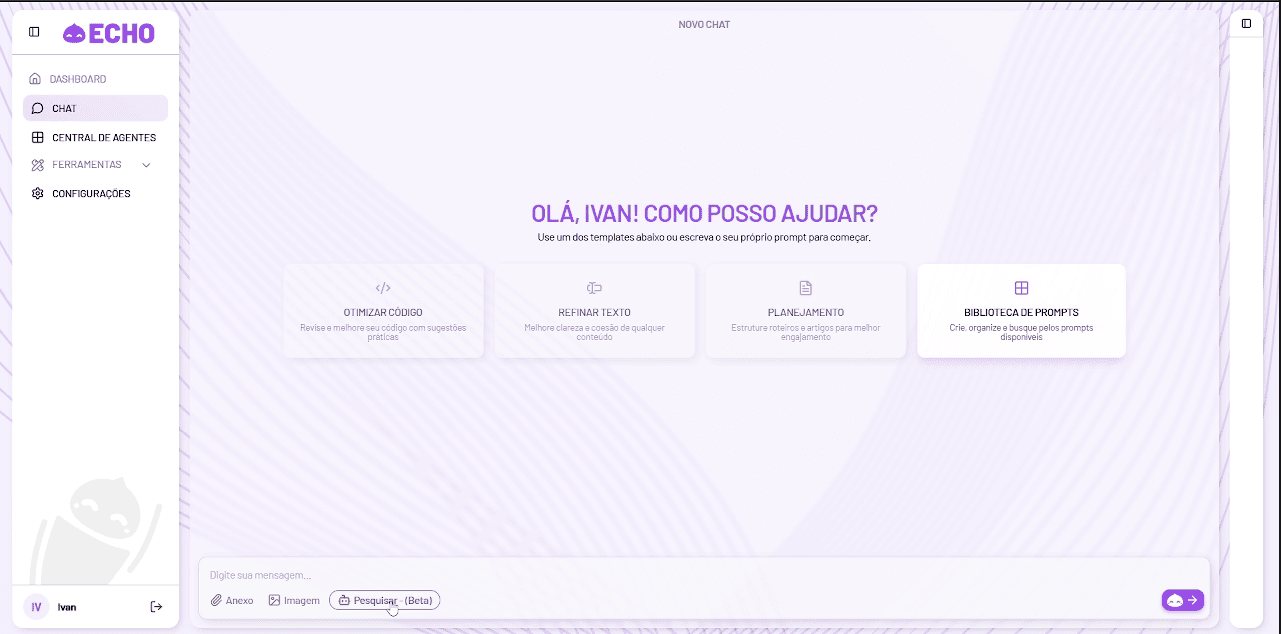 Echo AI – Plataforma de Agentes Inteligentes