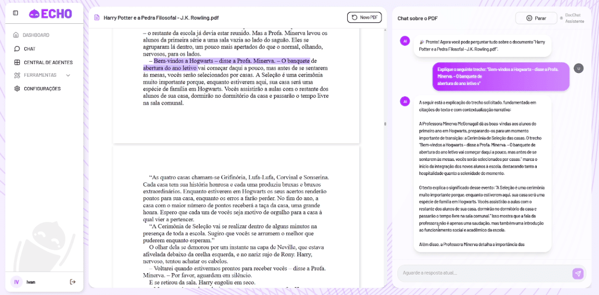 Echo AI – Plataforma de Agentes Inteligentes thumbnail 5