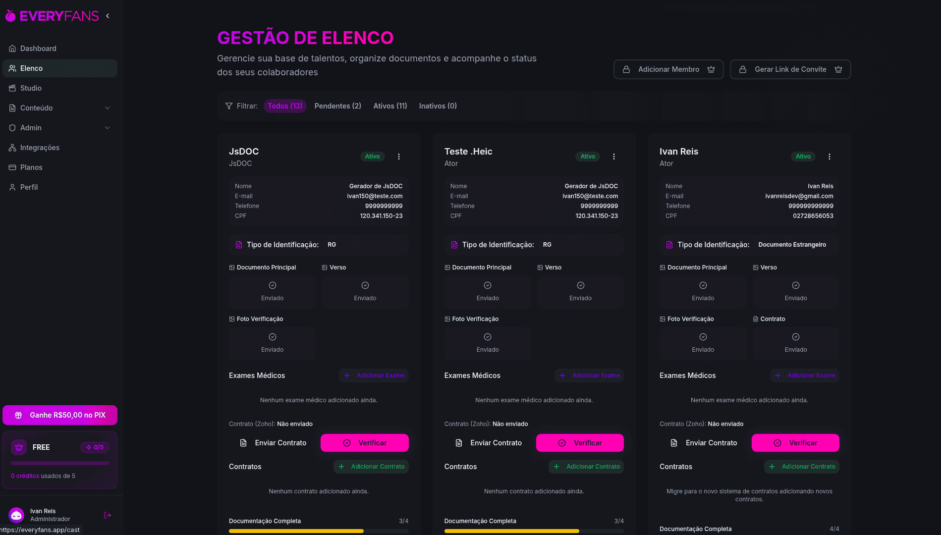 EveryFans – Plataforma de Gestão para Criadores thumbnail 3