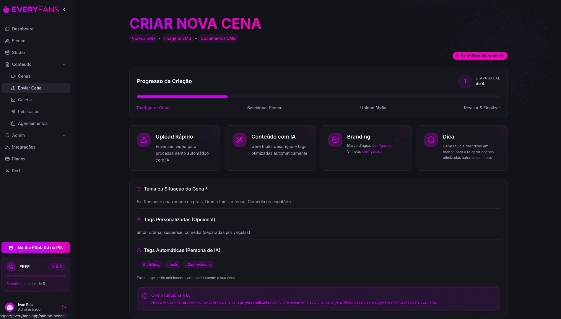 EveryFans – Plataforma de Gestão para Criadores thumbnail 5